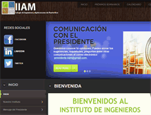 Tablet Screenshot of iiam.ciapr.org