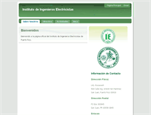 Tablet Screenshot of iie.ciapr.org